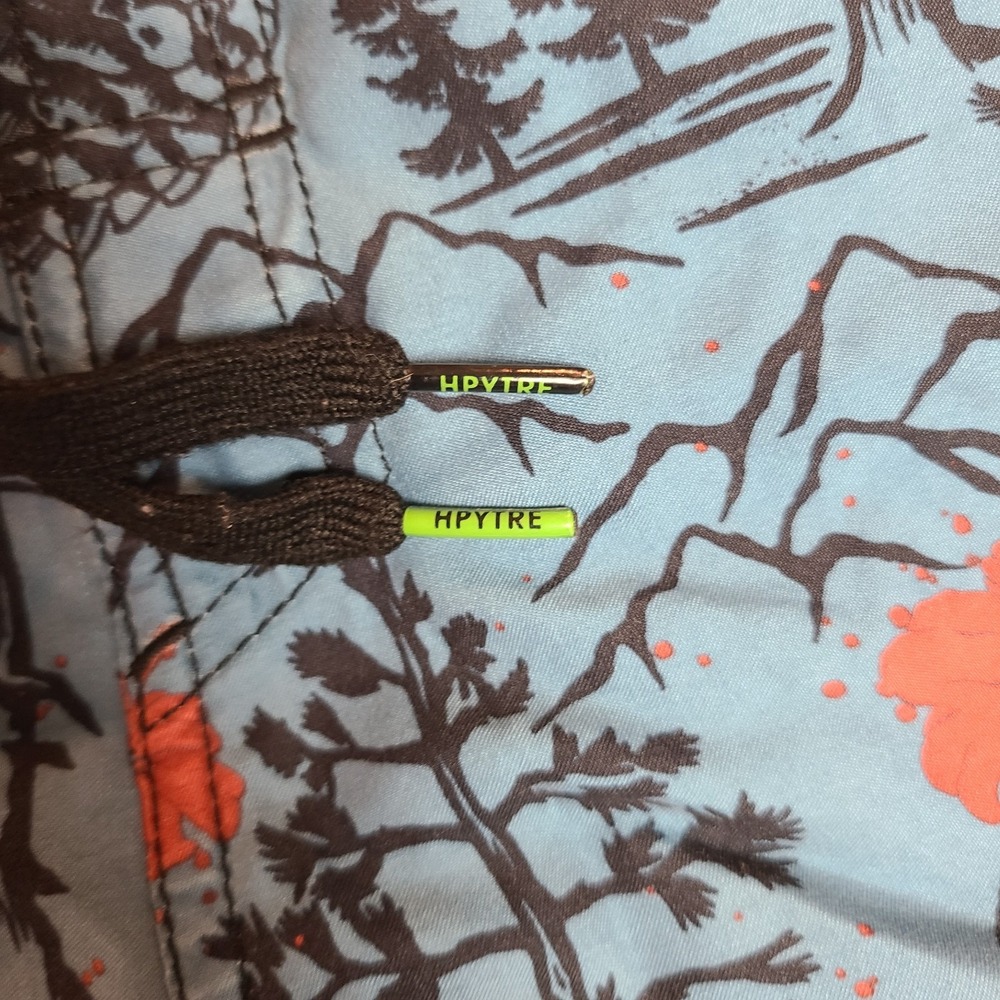 Hippy Tree Men's Shorts Size 30 Beach Drawstring Pocket Stretch Nature Print - Picture 4 of 14